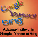 Adauga-ti site-ul in Google, Yahoo si Bing